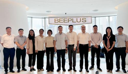 蜜蜂科技BEEPLUS为青年创业提供稳定后方支持，陕西团省委、广东团省委领导现场调研