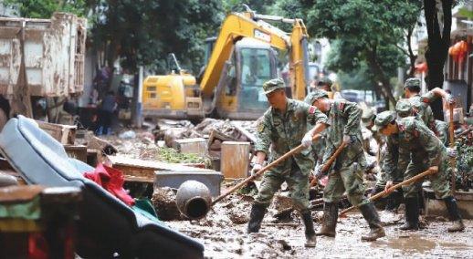 教室改成临时安置点    周边乡镇及时伸援手