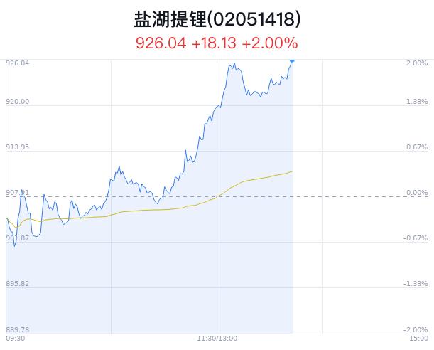 盐湖提锂概念盘中拉升，争光股份涨13.32%