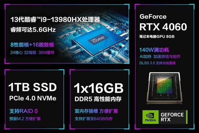 暑期购机 ROG尊享售后服务！i9+RTX 4060独显 ROG魔霸新锐到手10499元