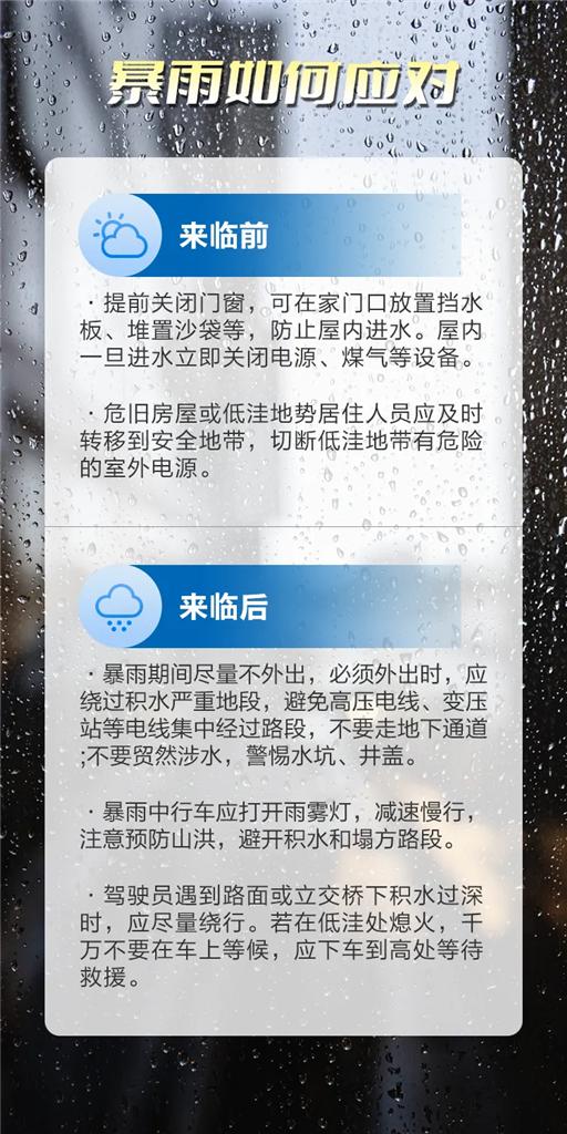 持续降雨该如何做好生产生活防范避险？市应急管理局：这份指南请收好