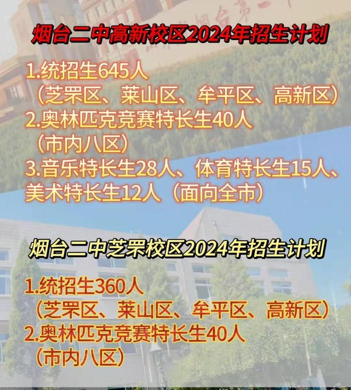 烟台二中6.28日—7.8日举行2024年校园开放日 可扫码预约