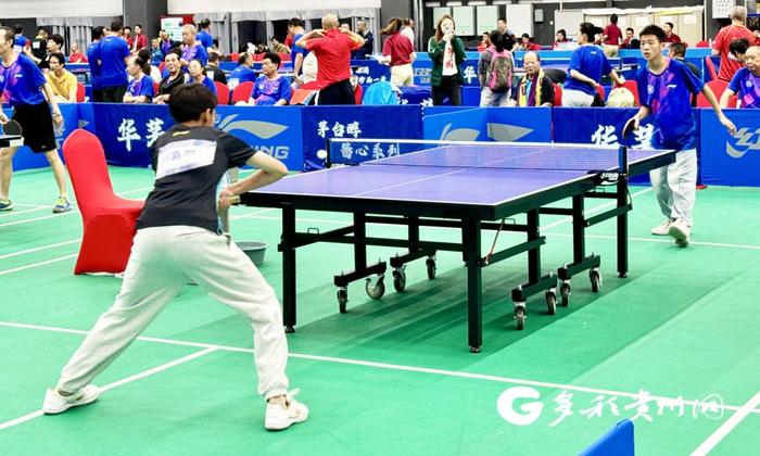 中国乒协会员联赛（贵阳站）开赛 千名选手激情挥拍