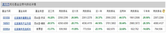 电鳗财经｜这只五星级基金弱不禁风！北信瑞丰庞文杰一拖三全“歇菜”