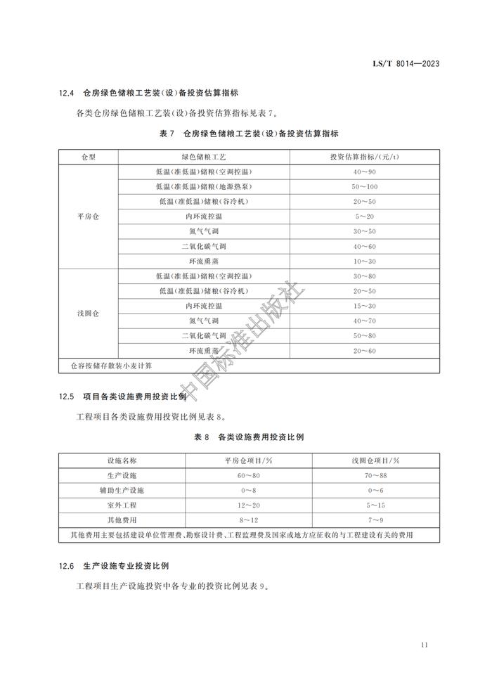 《高标准粮仓建设标准》等3项粮食行业标准开始实施！