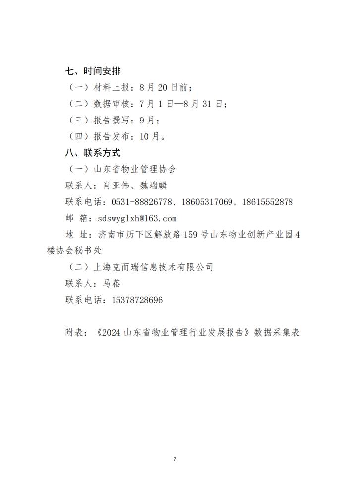 关于开展2024山东省物业管理行业发展报告研究工作的通知丨物业研究