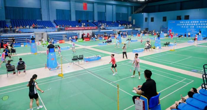 2024年全国东西南北中羽毛球大赛甘肃兰州大区赛开赛