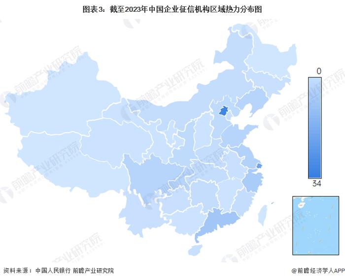 【干货】2024年征信行业产业链全景梳理及区域热力地图