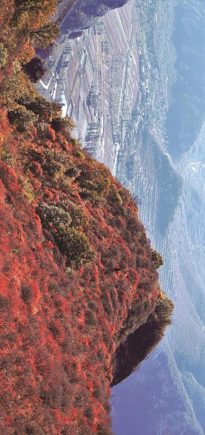 太行山最红的地方 涉县“ 中国太行红河谷”