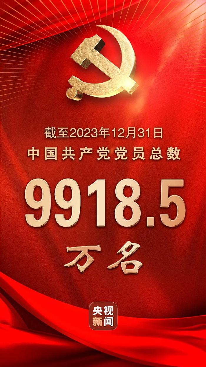 中国共产党党员总数公布