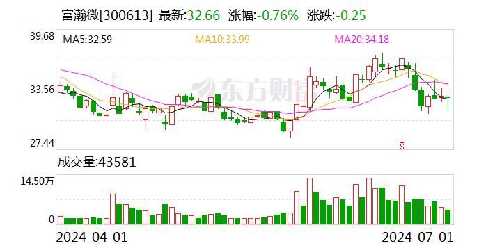 富瀚微：2024年第二季度“富瀚转债”转股10股