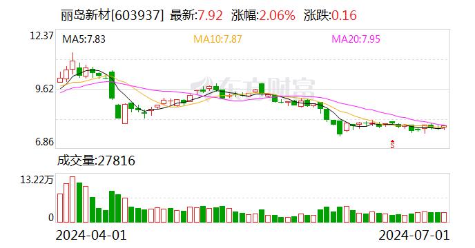 丽岛新材：截至第二季度末“丽岛转债”累计转股76股