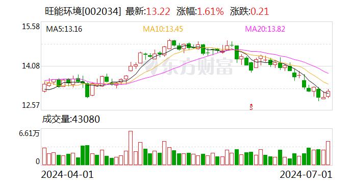 旺能环境：2024年第二季度“旺能转债”未转股