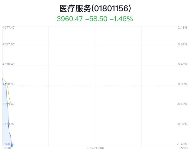 医疗服务行业盘中跳水，康龙化成跌0.65%