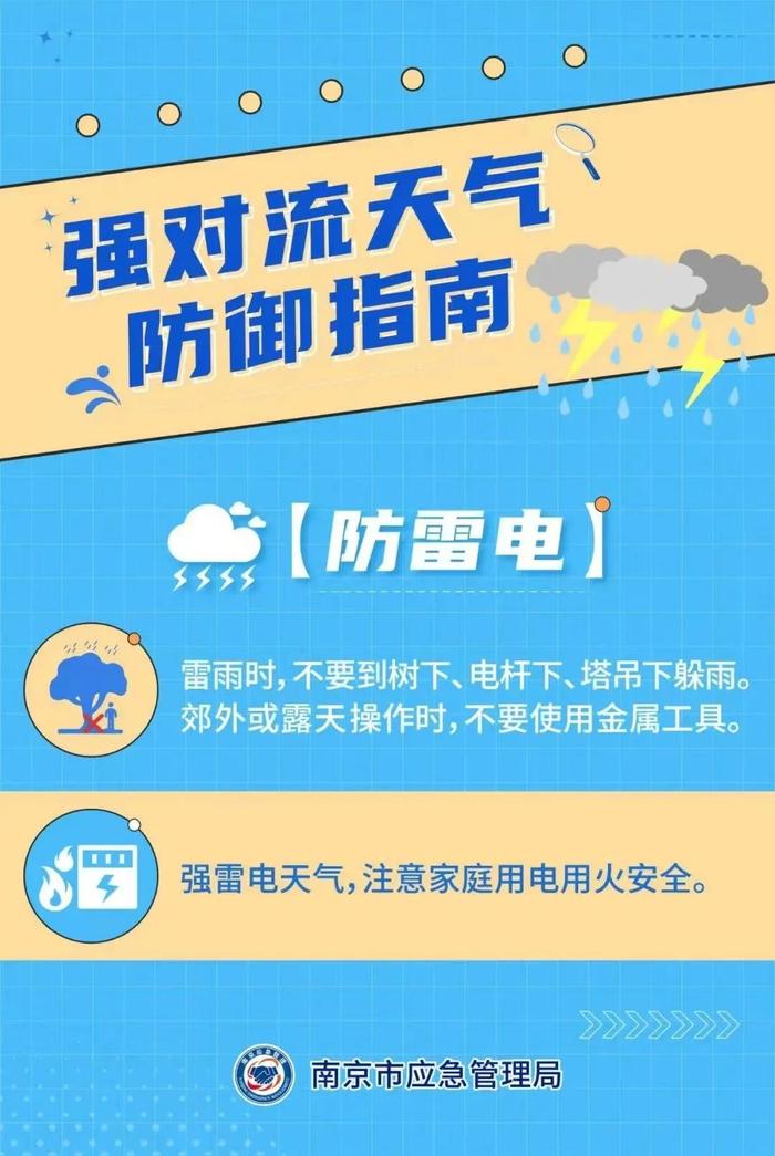 南京两区发布暴雨黄色预警！