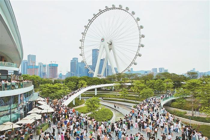 来欢乐港湾领取深中通道通车福利 百张摩天轮票免费送