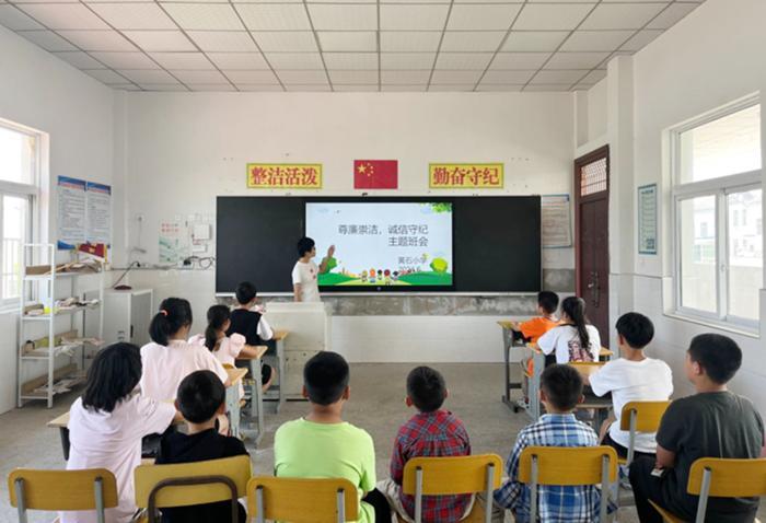 东至县胜利镇中心学校开展“清廉校园”创建活动