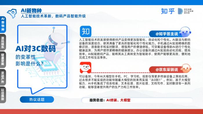 京东采销×知乎答主共话家电数码市场新热点 空间美学、以旧换新、AI新物种等受关注