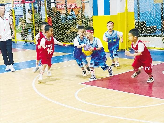 临夏市金果果幼儿园举行首届幼儿篮球赛