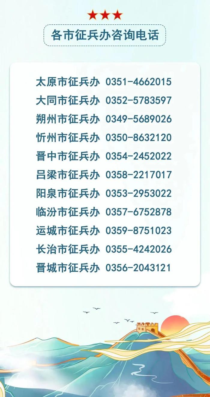 @晋中青年 火热军营，等你逐梦！2024年下半年应征入伍攻略→