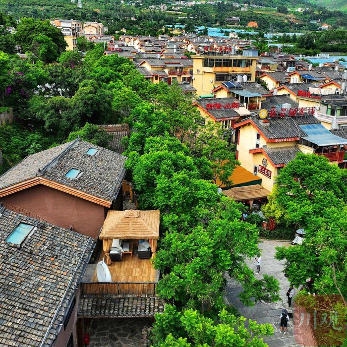 C视频丨大石板古村 邛海边的“富春山居图”