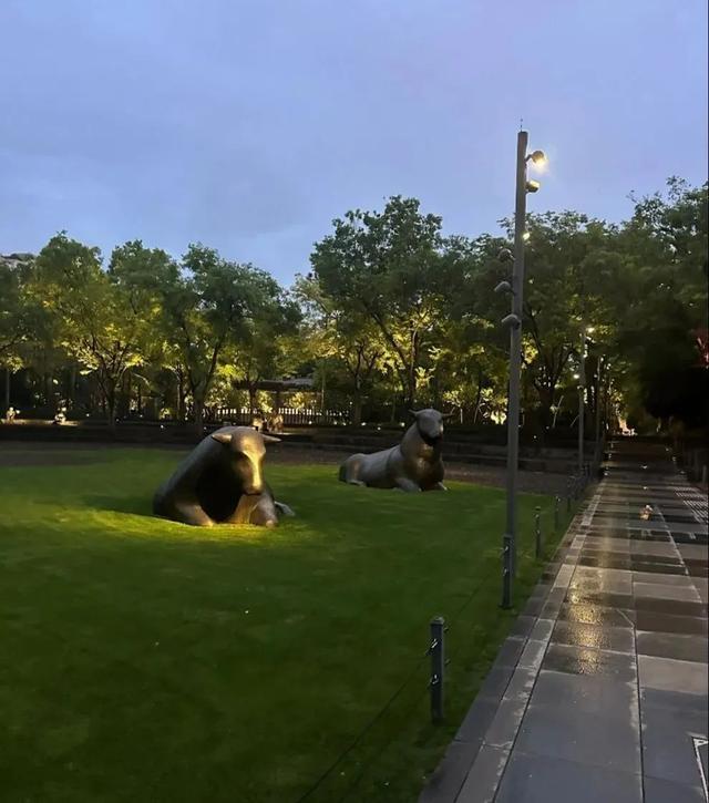 夏日来静安逛“夜公园”！一起去探索静安雕塑公园的灯光设计小巧思！