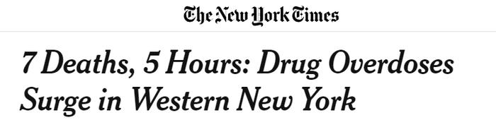 【世界说】纽约一县仅5小时内7人“嗑药”死亡 美国毒品泛滥成灾、戕害生命