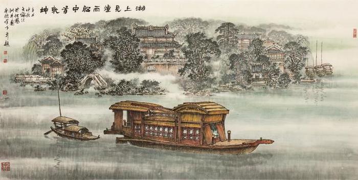 一位嘉兴画家三十年的红船情结 ■记者 陈 苏 实习生 杨新迪