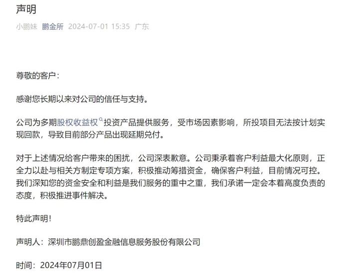 图片来源:鹏金所微信公众号文章截图