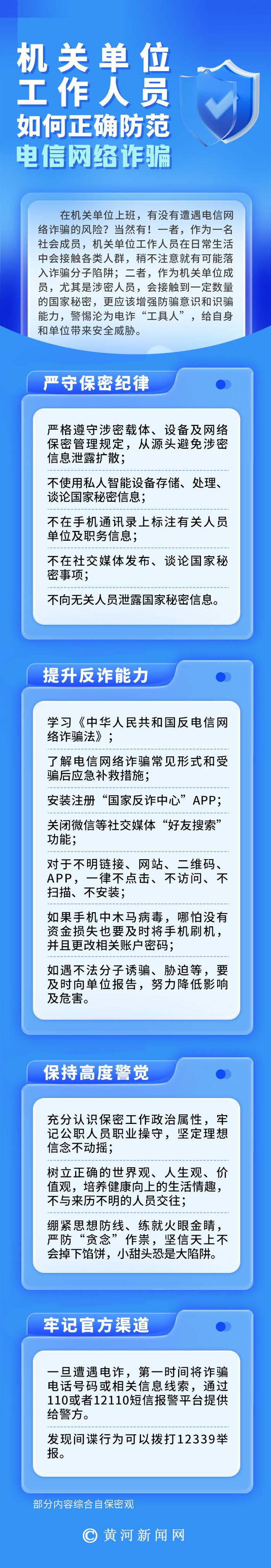 机关单位工作人员如何正确防范电信网络诈骗？速看→