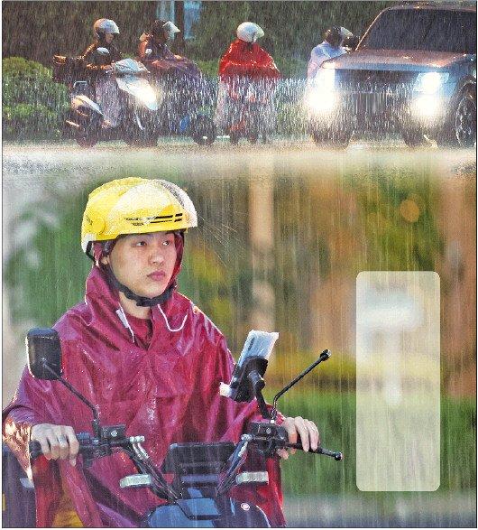 强降雨袭山东