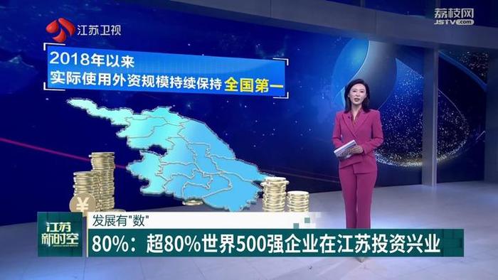 【发展有“数”】80%：超80%世界500强企业在江苏投资兴业