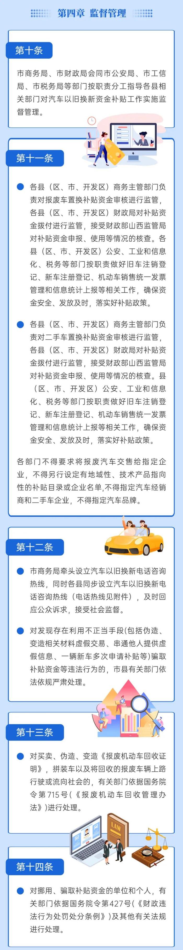 图解｜晋中市汽车以旧换新补贴实施细则