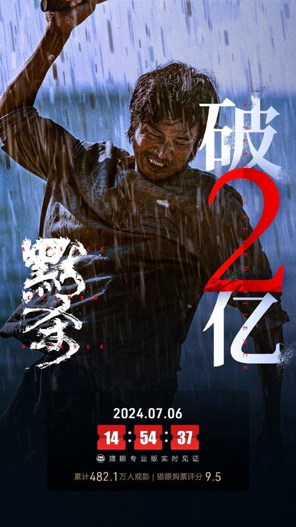 4天票房破2亿！电影《默杀》全员狠人 网友直呼很带爽感