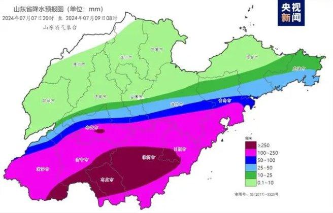 强降雨持续！山东将暴雨预警升级为红色