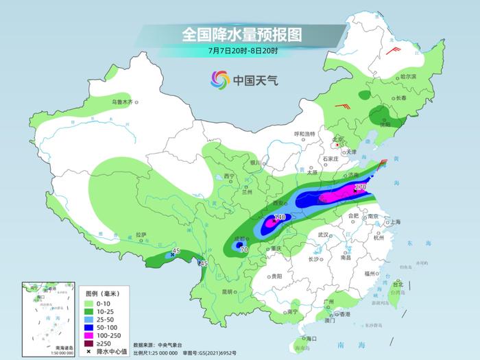 下周副热带高压位置将再次变化 近期多雨的黄淮等地雨会少吗？