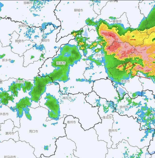 最新天气预报：7日中午至8日白天 菏泽大到暴雨局部大暴雨