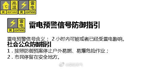 深圳市发布分区雷电预警信号