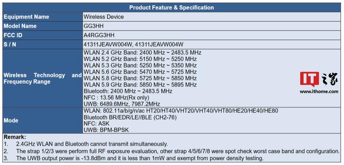 谷歌 Pixel Watch 3 系列智能手表通过 FCC 认证：支持 UWB 与 5GHz Wi-Fi 6