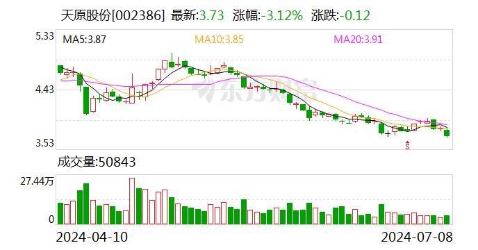 注意！天原股份将于7月24日召开股东大会