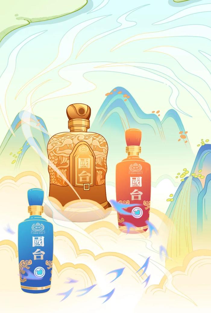 手绘长图︱一瓶酱香酒的智能酿造之旅！