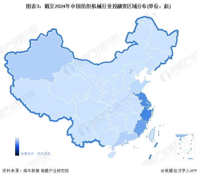 2024年中国纺织机械行业区域特征分析 地域性特征明显，江浙处于领先地位【组图】