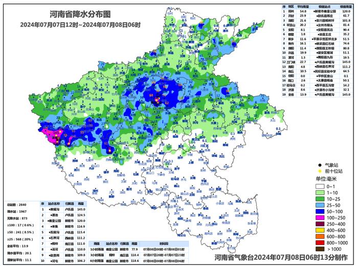 河南多地未来三日仍有大到暴雨，并伴有强对流天气