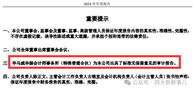 刚刚，毕马威华振某2023年年报审计项目被抽中现场检查！