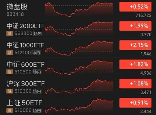 A股终于迎来全线反攻，“国家队”的新护盘利器：中证1000ETF