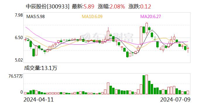 中辰股份：可转债转股价格调整为6.46元/股