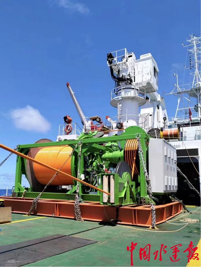 创重载4000+米新纪录 我国深海采矿重载布放回收装备取得新突破