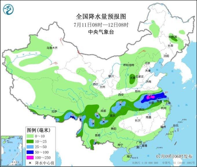 强降雨高温持续发力，四川盆地至淮河流域警惕暴雨次生灾害