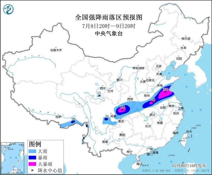 山东临沂、河南郑州暴雨上热搜 专家：今年梅雨期雨带相对稳定降雨强度大，警惕旱涝急转