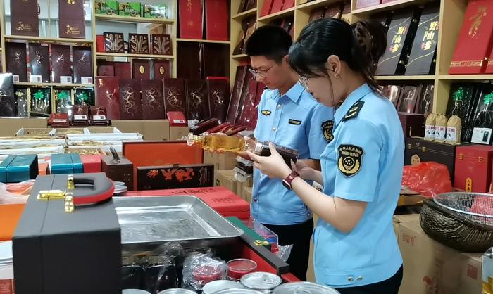 吉林省敦化市市场监管局开展中药材市场专项检查
